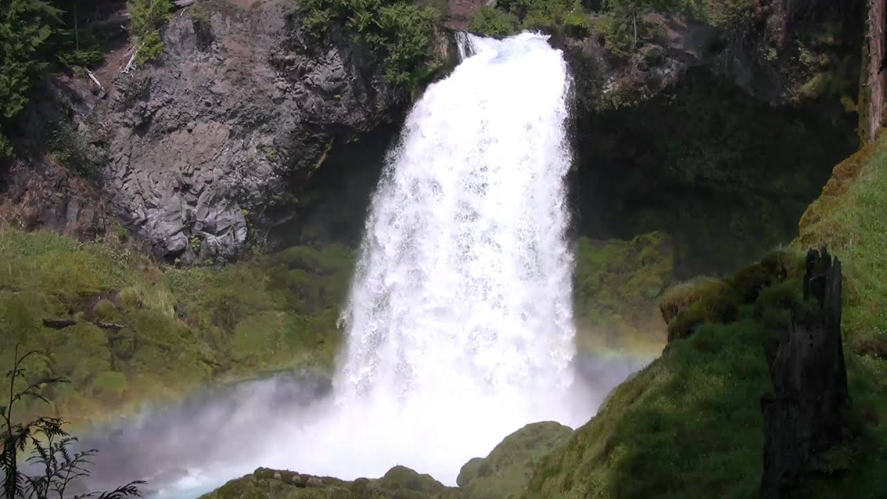 Very Relaxing 3 Hour Video of LARGE Waterfall – Gentle Nerves Relaxing ...