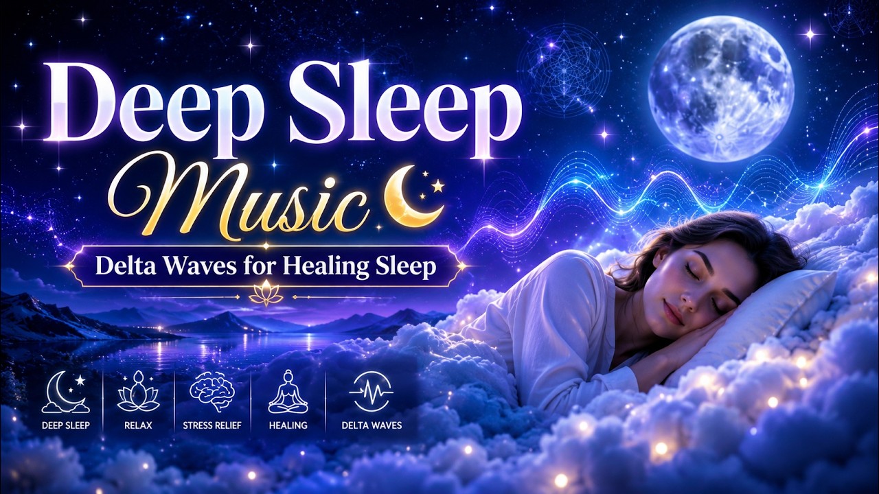 Deep Sleep Music with Delta Waves | Relaxing Healing Sounds for ...